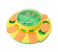 Sxhlseller Interactive Slow Dog Feeder | Smart Press Treat Dispenser with Non Slip Base for Small Medium Dogs, Boredom Relief Puzzle Toy for Portion Control Training (Style 1)