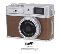 Sxhlseller Keychain Digital Camera for Photography, 1080P FHD Tiny Pocket Video Camera with 0.96in Screen, Vintage Portable Video Recorder for Travel Teenagers Adult Students (Brown)