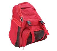 Sxhlseller Large Capacity Sports Backpack, Oxford Cloth Bag with Laptop Compartment and Ventilated Mesh Pockets for Football Basketball Gear in Red, 40 X 30 X 25cm (Red)