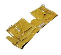 Sxhlseller Leather Tool Belt with Multiple Pockets and Arrow Storage Case Buckle, Wearproof Portable Apron for Woodworking and Gardening Tasks Measuring 49 By 20 Cm