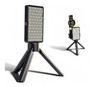 Sxhlseller LED Photography Light for Tattoo Artists, Adjustable Color Temperature 2800K-7500K, 120 LED Chips, Rotating Lens, Phone and Tablet Clamp