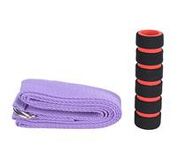 Sxhlseller Leg Stretcher Flexibility Machine Split Trainer for Dance Yoga | Stainless Steel Tubes, Soft EVA Foam Handgrips, Multi Hole Length Adjustment, Includes Tension Pull Strap