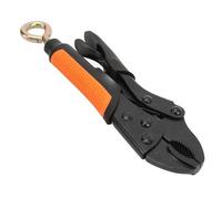 Sxhlseller Locking Pliers Adjustable Pressure Curved Jaw Steel Pliers for Metalworking Woodworking, Ergonomic Handle for Comfort and Control (7 Inch 1500mAh Li Ion Battery)