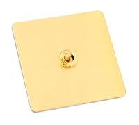 Sxhlseller Long Lasting Stainless Steel Panel Toggle Switch AC250V 1 Gang 2 Way Power Toggle Switch for Indoor Home Decor, Mystical/Fantasy Retardant Base for Safety