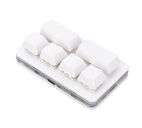 Sxhlseller Macro Programming Keypad, 6 Keys One Handed USB Wired Keyboard with Red Switch for Linux for OS X for RPi, Small RGB Mechanical Keyboard for Gaming Editing