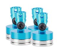 Sxhlseller Magnet RC Car Shell Column Post, 4pcs 6061 Aluminum Alloy for | Strong Magnetic Body Mount, Easy Install, Black, Fit for AXIAL SCX10 1/10 RC Car, Upgrade Accessory