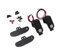 Sxhlseller Magnetic Steering Wheel Shifting Paddle, Steering Wheel Carbon Fiber Paddle Shifter with Aluminium Alloy Bracket for Fanatec 923 G29 G27