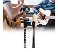 Sxhlseller Maple Rosewood 22 Fret Electric Guitar Neck | LP Replacement With White Abalone Inlay And Two Way Adjustable Truss Rod 57mm Heel Width 24.72 Scale Length (Black)