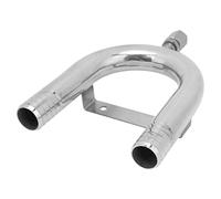 Sxhlseller Marine Grade 316 Stainless Steel Anti Siphon Vented Loop Valve for Marine RV Yacht Toilet, 1" Pipe Diameter, Suitable for Ships and Motorhomes