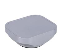 Sxhlseller Metal Square Lens Hood and Cap Set, Silver Color 37mm Screw Thread for Cameras, Automatic Alignment Design with CNC Cutting Technology, Includes Metal Cap