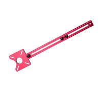 Sxhlseller Milling Groove Bracket Strong Aluminum Alloy Base Detachable Design for Woodworking, Accurate Scales for Fine Workmanship on Various Wooden Plates