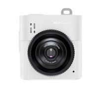 Sxhlseller Mini Digital Keychain Camera, 2.5K UHD 64MP 1.4-Inch Screen Necklace Camera, 16X Zoom 11 Filters Video Time-Lapse Slow Motion Retro Cameras 128GB Support (White)