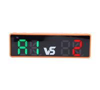 Sxhlseller Mini Digital Scoreboard, 4 Digit LED Screen Electronic Score Keeper with Loud Buzzer and Rechargeable Battery for Games, Chess, Basketball and Volleyball