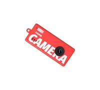 Sxhlseller Mini Keychain Camera, 1080P Digital Camera with 0.96 Inch Screen and 5 Retro Filters, 130° Wide Angle for Travel Study Recording Selfie (Red)