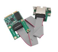 Sxhlseller Mini PCI Express Card, High Speed 2.5G WiFi Adapter, Compatible with Multiple Ethernet Specifications for Workstations