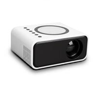 Sxhlseller Mini Projector, 1080P WiFi 6 Bluetooth 5.0 Home Theater Projector with 15000 Luminous Flux 0.9:1 Short Throw for Indoor Outdoor Movie Gaming (GB)