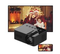 Sxhlseller Mini Projector HD 1080P Portable with Eye-Caring Tech 4Ω 2W Speaker USB HDMI for Home Theater Indoor Outdoor Movie Use 14-100" Projection 5V2A Power Support