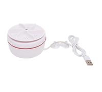 Sxhlseller Mini Turbine Washing Machine, Automatic Cleaning of the Cycle Strong Sucking Mug of Light Portable Mini -turbo Pad for Traveling Student Dormitory (USB Powered with Blue Light)