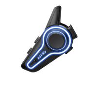 Sxhlseller Motorcycle Helmet BT Headset, Noise Cancelling, IP67 | Helmet Bluetooth Earpiece, Motorcycle Riding Communication, Universal Fit Full Face Open Face, Wireless Hands-Free Calls