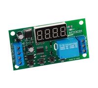 Sxhlseller Multifunctional Pulse Counter Relay Board 12V | 0.01s Accuracy Delay Timer Module 0.1S-9999999.9S Single Channel 10A Optocoupler (24V)