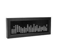 Sxhlseller Music Spectrum Rhythm Light with Mic Pickup and Wired Input | RGB Sound Control Display for Gaming Streaming Musicians | HiFi Audio Visualization LED Ambient Light (Cool White)