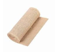Sxhlseller Natural Jute Table Runner 30x200cm | Rustic Hessian Ribbon for Weddings, Parties & Home Decor with Fray-Resistant Edges (15cm*5m)