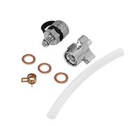 Sxhlseller Oil Drain Valve, Stainless Steel Oil Drain Valve, Quick Twist, Proof, Compact Structure, Rust Proof, With Clamp, For Home Change (M14*1.5)