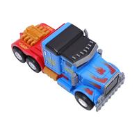 Sxhlseller One Button Transforming Robot Car | Light Up Robot Toy With Sound For Kids