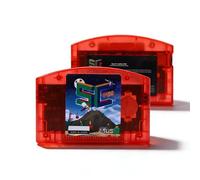 Sxhlseller Open Source N64 Flash Cartridge, Open Source Game Cartridge, Fast Reading Retro HD Gaming with Auto Save Backup, for N64 Console SNES GB GBC SMS GG CHF ROM (Red Transparent)