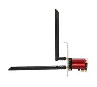 Sxhlseller PCIe Dual Band WiFi Network Card With Bluetooth 4.2, 1200Mbps Wireless Adapter 2.4GHz and 5GHz, PCI Express X1 Desktop Internet Module for PC 7 8 10 11