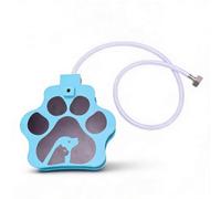 Sxhlseller Pet Water Dispenser, Paw Activated Foot Press Dog Drinking Fountain with Integrated Outdoor Design for Walking Hiking Camping Hydration