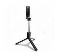 Sxhlseller Phone Tripod Stand, 36.6 Inch Extendable Selfie Stick Tripod with 360 Rotation and Wireless Remote, for 2.6 to 4 Inch Smartphones, for Vlog Photography