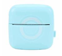Sxhlseller Pocket Printer, Portable Wireless Thermal Label Printer for Kids, Students, Fast Connection, Paper (Blue)