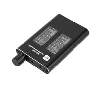 Sxhlseller Portable 3.5mm Headphone Amplifier with Two Stage Gain | Aluminium Alloy Housing, 3.5mm Input and Output, 16 to 300Ω Load Support, Over 6 Hours of Operation