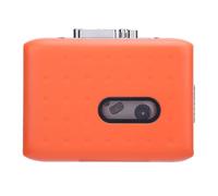 Sxhlseller Portable Cassette Player Tape Recorder with USB C, Cassette to MP3 Digital Converter, Built-in Microphone, Headphone Jack, Fast Forward & Rewind, Orange