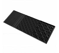 Sxhlseller Portable Gold Panning Rubber Mat | Sluice Box Matting with Riffles for River Prospecting Dredging