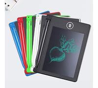 Sxhlseller Portable Paperless LCD Notepad for Writing and Drawing, 4.4 Inch Lightweight Tablet for Students and Professionals, Black (d)