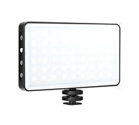 Sxhlseller Portable RGB Video Light, LED Fill Light Panel Dimmable 3000K-8500K CRI97+ 12 Lighting Effects Built-in Battery with Cold Shoe Adapter for Vlog, Live Streaming, Video Conference,