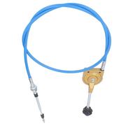Sxhlseller Premium PU Tube Excavator Manual Throttle Cable 5m Quick Response Manual Throttle Control Cable for Mixer Truck, Easy Installation, Suitable for Excavator