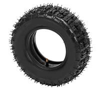 Sxhlseller Puncture Resistant 13x5.00-6 Tire Inner Tube Set for ATV UTV Lawn Mower, Shock Absorption Wheel Tire Kit for Scooter Quad Bikes, Made of Rubber and Metal
