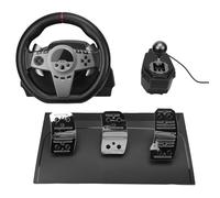 Sxhlseller Racing Wheel, 270° Steering Rotation with Hall Linear Induction Pedals and Paddle Shifters, for PC Computer Gaming Console