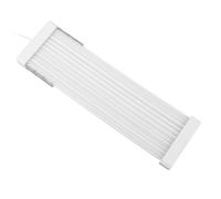 Sxhlseller RGB Power Extension Cable Bendable Silicone Sync ARGB PSU Cable for PC Motherboard Graphics Card Power Supply, 56 LED Beads Built-in, Decorative Light Strip for DIY Projects