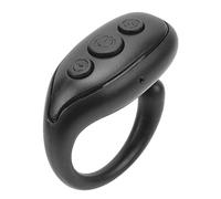 Sxhlseller Ring Page Turner for Phones | Bluetooth 5.3 Remote Control for Reading Comics, Novels, and Selfies (Black)