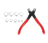 Sxhlseller Rust Resistant Hose Clamp/Holder Assortment Kit with Portable Pliers for Automotive Application, 80PCS