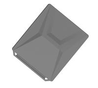 Sxhlseller Satellite Dish Protective Case, Shockproof Silicone Cover for Outdoor Antenna - Rainproof, Heat Dissipation, Signal Friendly Design for RV, Camping, Travel (Grey)