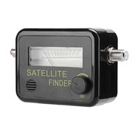 Sxhlseller Satellite Finder Signal Strength Meter, Digital Screen for | Satellite Signal Meter with 950-2150MHz Range, LNB and REC Ports, Compact ABS Design for Satellite Antenna Installation