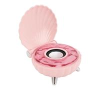 Sxhlseller Seashell Bluetooth Speaker with Night Light, Cordless Ocean Waves Sound Lamp for Bedroom Decor (Rose)
