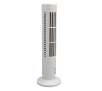 Sxhlseller Silent Portable Table Fan Without 2 -speed Vane/Wing for the House Room, Abdominals of USB Cooling Tower for Children and Pets and Animals (White)