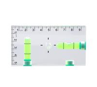 Sxhlseller Small Bubble Level Ruler with 3 Magnets for Door and Window Installation, Acrylic Level Tool 95x50x13mm, Compact and Lightweight for DIY Enthusiasts