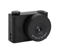 Sxhlseller Small Digital Camera, Retro 2MP Dual Lens Camera with Autofocus 120° Wide Angle and 6 Filters, 1.54 Inch Screen Compact Cameras for Travel Vlog (Black)